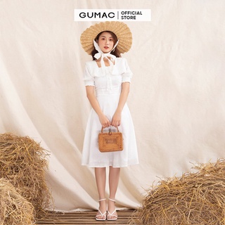 Đầm nữ hoa cổ thủy thủ DA1050 GUMAC