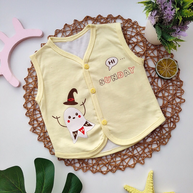 Áo Gile Cotton cho bé mỏng thoáng, phù hợp với mùa thu