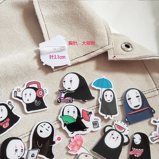 ❣️Có Ảnh+Video thật❣️ ĐƯỢC CHỌN MẪU- Pin Cài Áo, Pin Cài Balo Vô Diện❣️