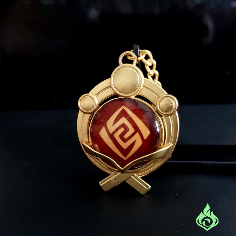 Tmdbyx Móc Khóa Nhựa Acrylic Hình Game Genshin impact Cá Tính