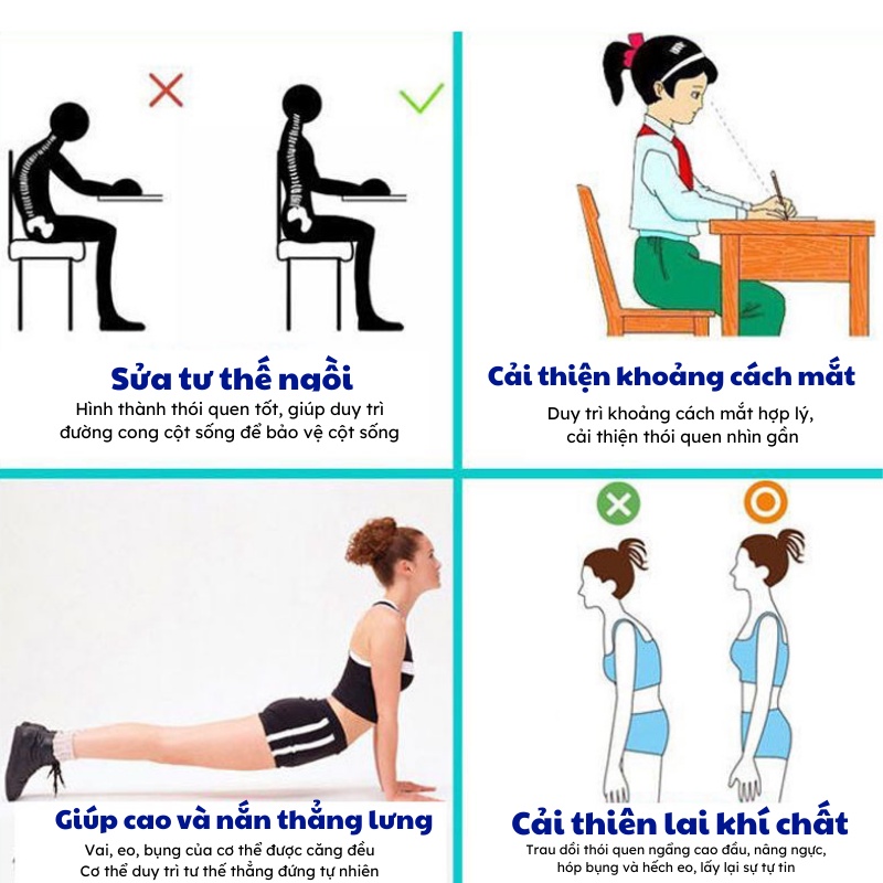 Đai Lưng Chống Gù Thiết Kế Hình Chữ Y Sử Dụng Cho Cả Người Lớn Và Trẻ Em Titan.st