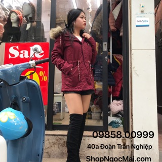 Áo parka nội địa Nga ấm lắm