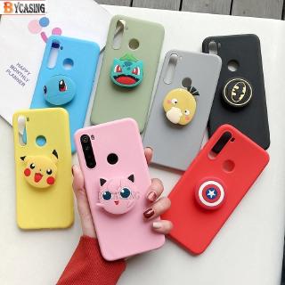 Ốp điện thoại silicone mềm có giá đỡ pokemon dễ thương cho REALME 5I 5 PRO REALME 3 / 3 PRO C3 C2 RENO 3
