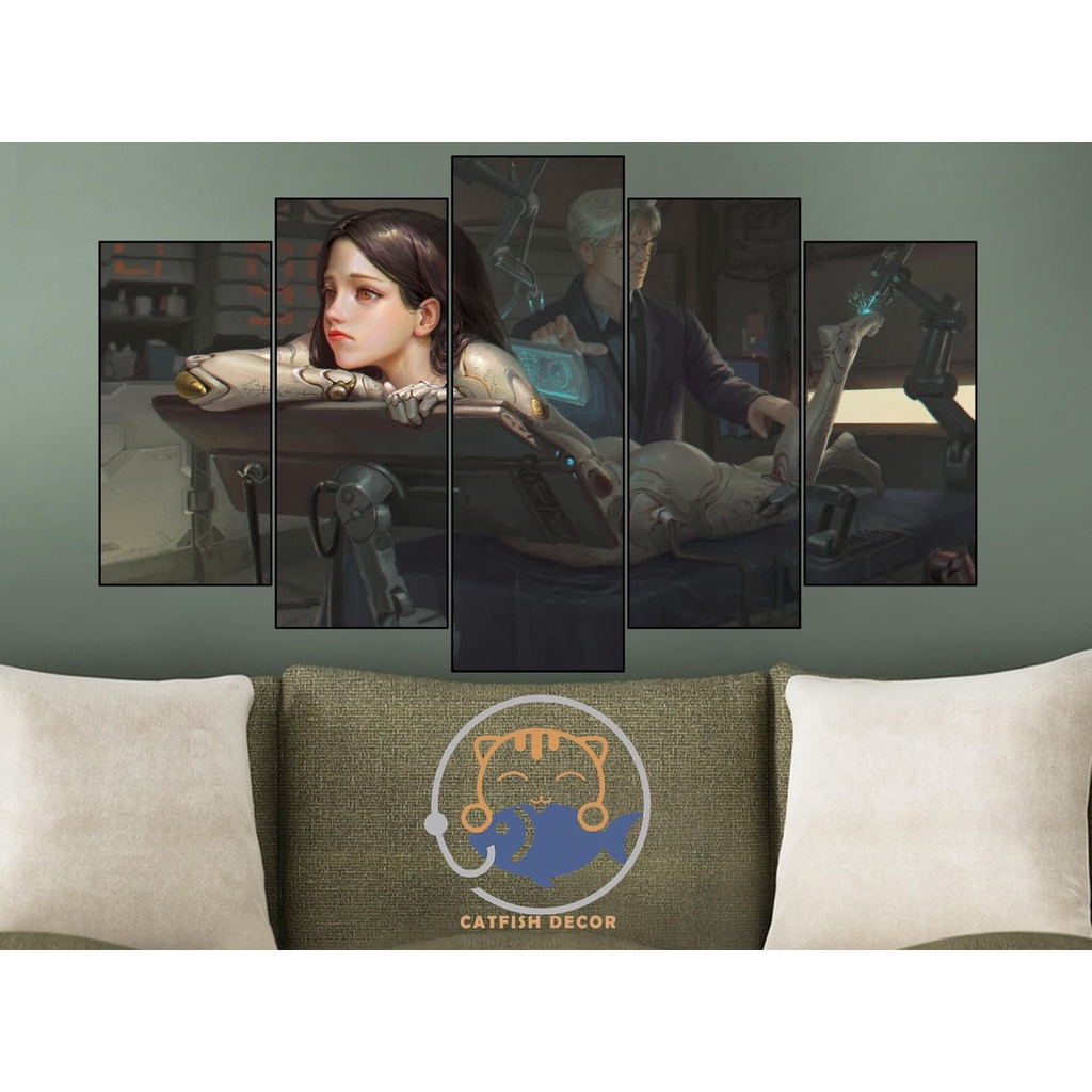 Tranh Dán Tường trang trí phòng ngủ Room decor ANIME - GAME TỔNG HỢP 2