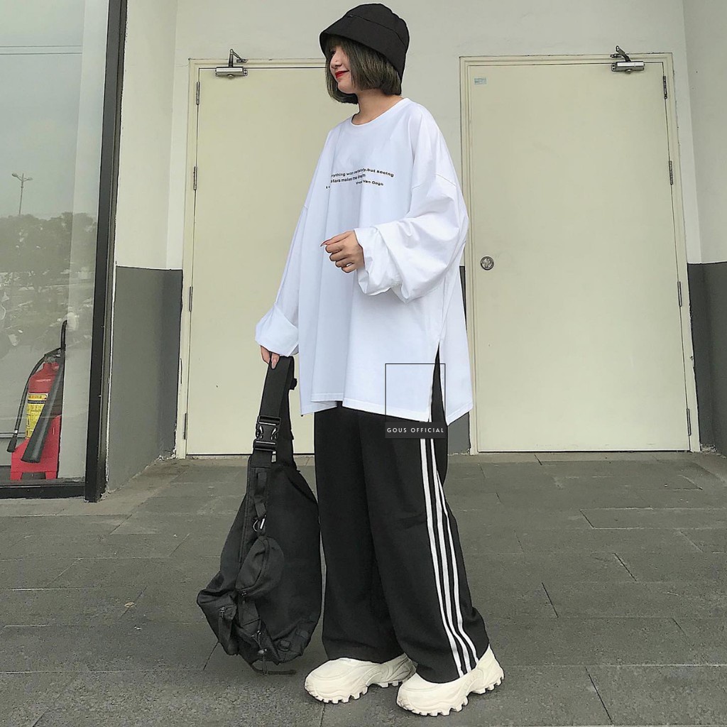 Áo Phông Dài Tay Nữ Unisex Phông Nhiều Màu VVG Chất Liệu Cotton Phong Cách Trẻ Trung Năng Động - 1807 Gous Official