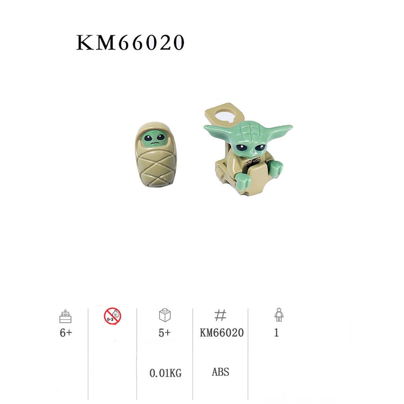 Mô Hình Đồ Chơi Lắp Ráp Nhân Vật Yoda Trong Phim Star Wars