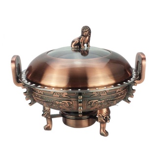Bộ nồi lẩu inox cổ điển dùng cồn Zetai ZZD088