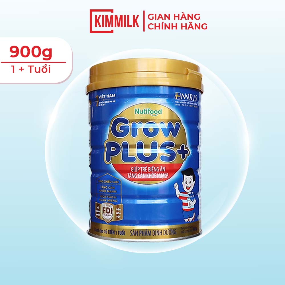 Sữa Bột Nutifood Grow Plus Xanh 900g