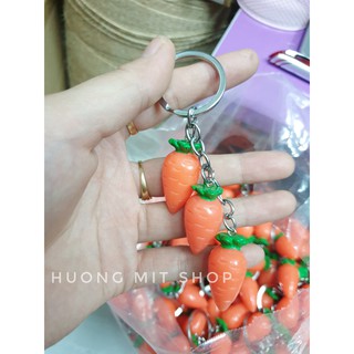 Móc khóa 3 củ cà rốt