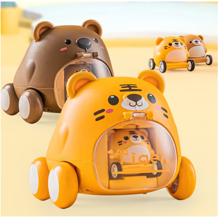 Đồ Chơi Ô Tô, Con Vật Cưng Dễ Thương Phóng Xe ô tô, Sáng Tạo Độc Đáo Cho Bé.