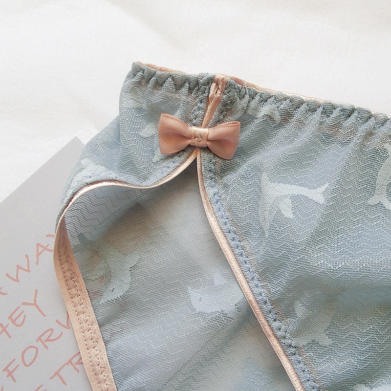 Quần Lót Ren Nữ Họa Tiết Cá Heo Mềm Mịn Thoáng Mát P309