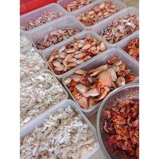 Càng cua + thịt cua + gạch cua