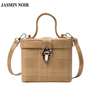 Túi Đeo Chéo Jasmin Noir Dáng Hộp Từ Da Pu Thời Trang Cho Nữ