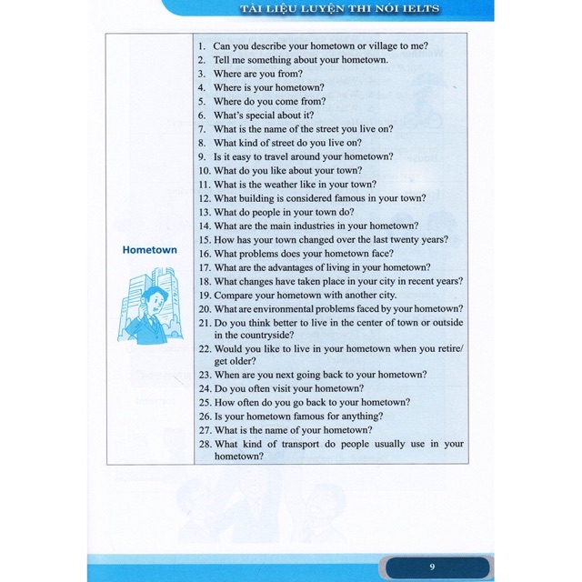 Sách - The ielts speaking topics - Tài liệu luyện thi nói ielts