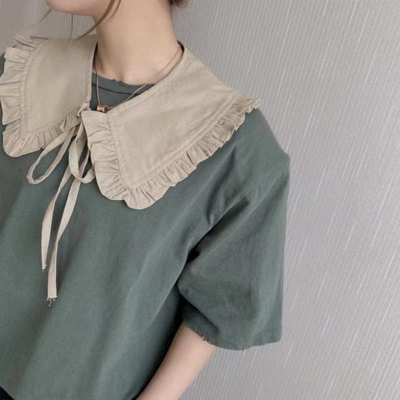 Áo Choàng Cổ Bẻ Cột Dây Có Thể Tháo Rời Màu Sắc Trơn Kiểu Hàn Quốc Cho Nữ