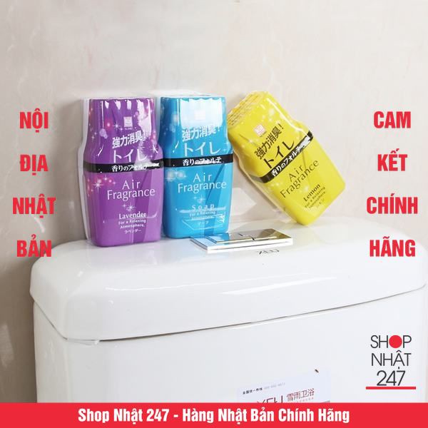 Hộp khử mùi toilet hương chanh Nội địa Nhật Bản