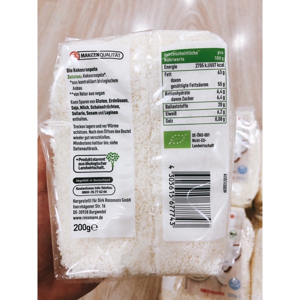 Vụn dừa hữu cơ Ener BIO Đức