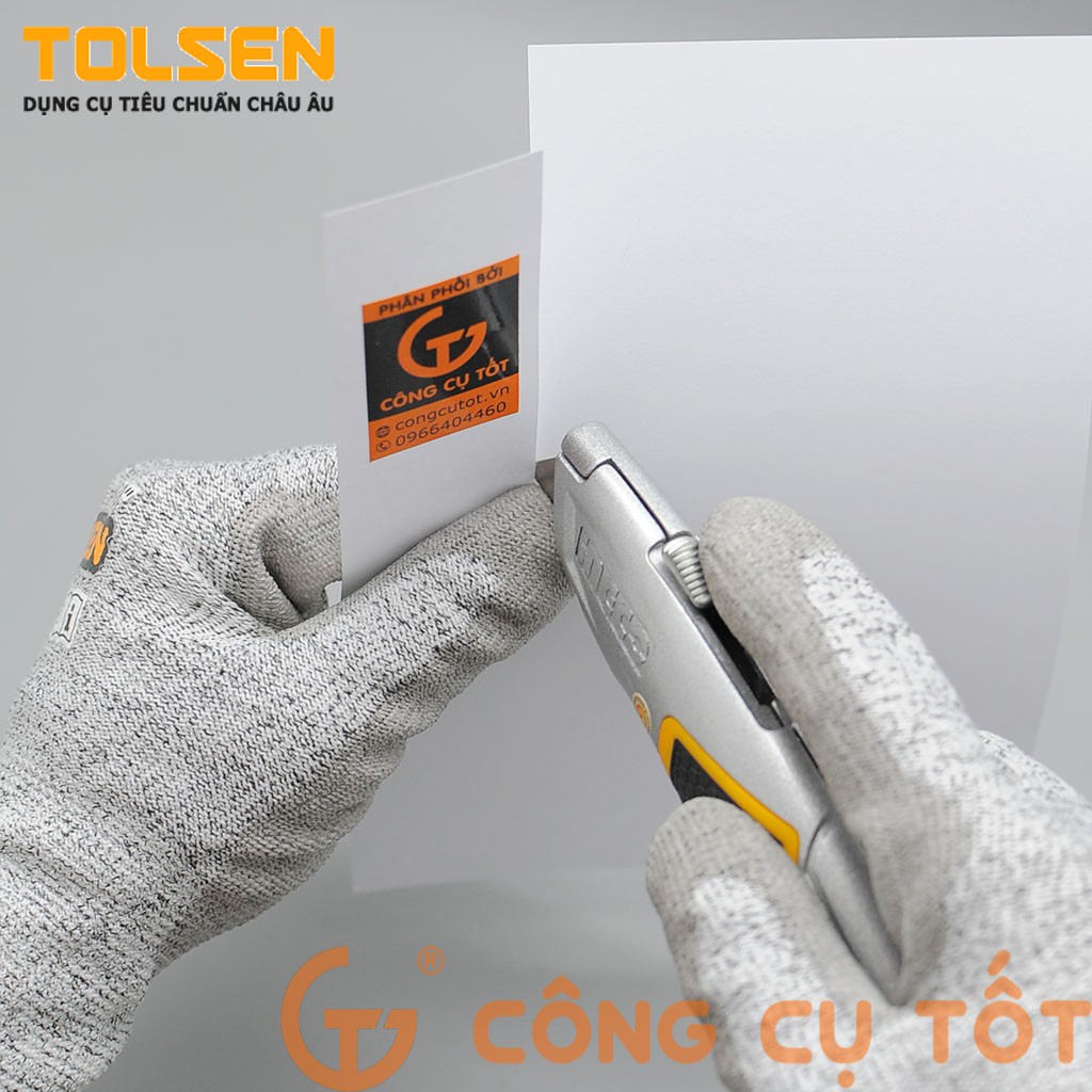 Găng tay bảo hộ chống cắt cấp độ 5 cỡ 10&quot; Tolsen 45041