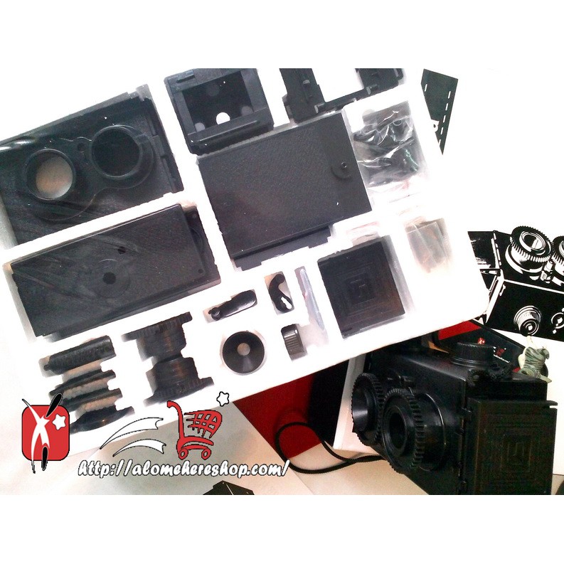 Mô Hình Lắp Ráp Máy Chụp Ảnh Lomo Hai Ống Kính