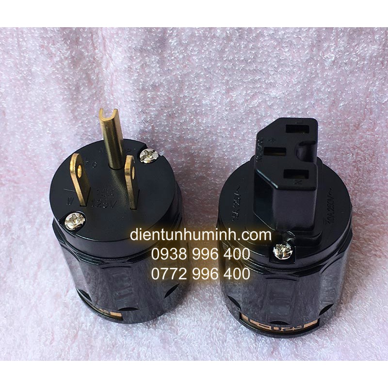 Bộ Đầu giắc nguồn âm thanh dùng cho Amplifer JAPAN , phích cắm nguồn cho âm ly , jack cắm nguồn âm li