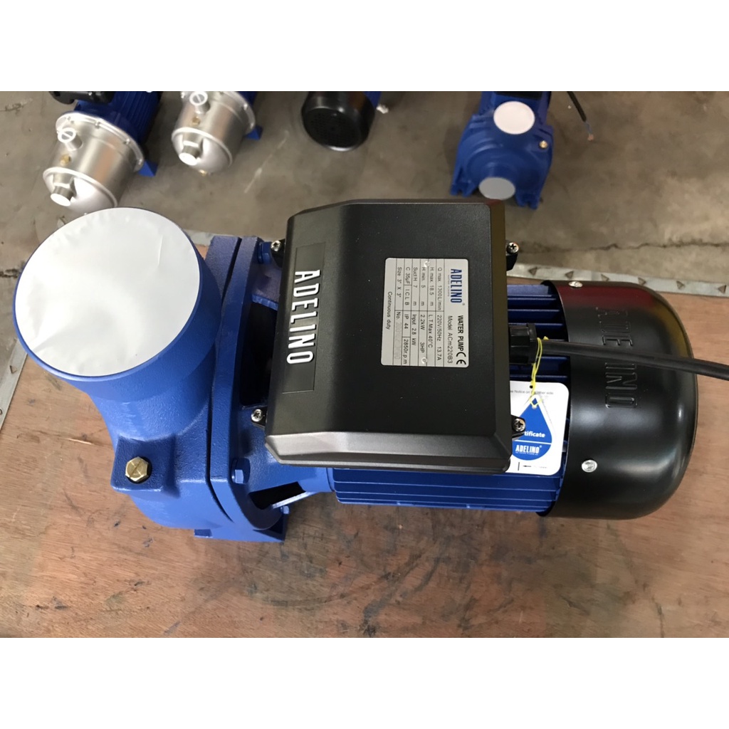 Bơm lưu lượng 3 ngựa - 2.2kw (ACm220B3) - Bơm lưu lượng ADELINO 1 pha nhập khẩu chính hãng