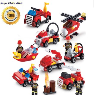 Bộ lego xếp hình cảnh sát cứu hỏa
