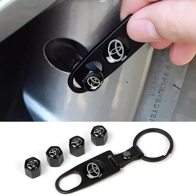 Nắp Van Bánh Xe Hơi Bằng Hợp Kim Kẽm Chuyên Dụng Cho Toyota Vios Yaris Altis Camry Avanza