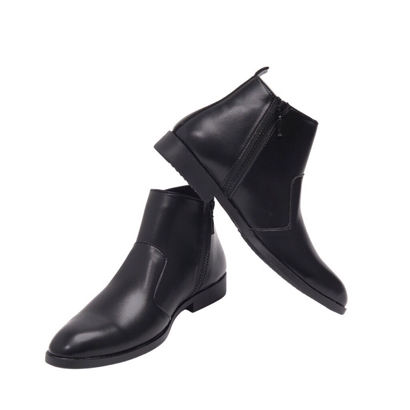 Giày boots nam Chelsea Boots Classic cổ Khoá đế khâu