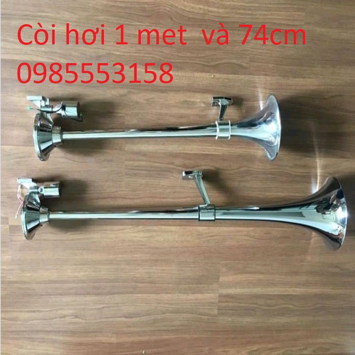 [Mã LIFEXANH03 giảm 10% đơn 500K] Còi hơi ô tô 74cm. Kèn hơi mạ crom cao cấp