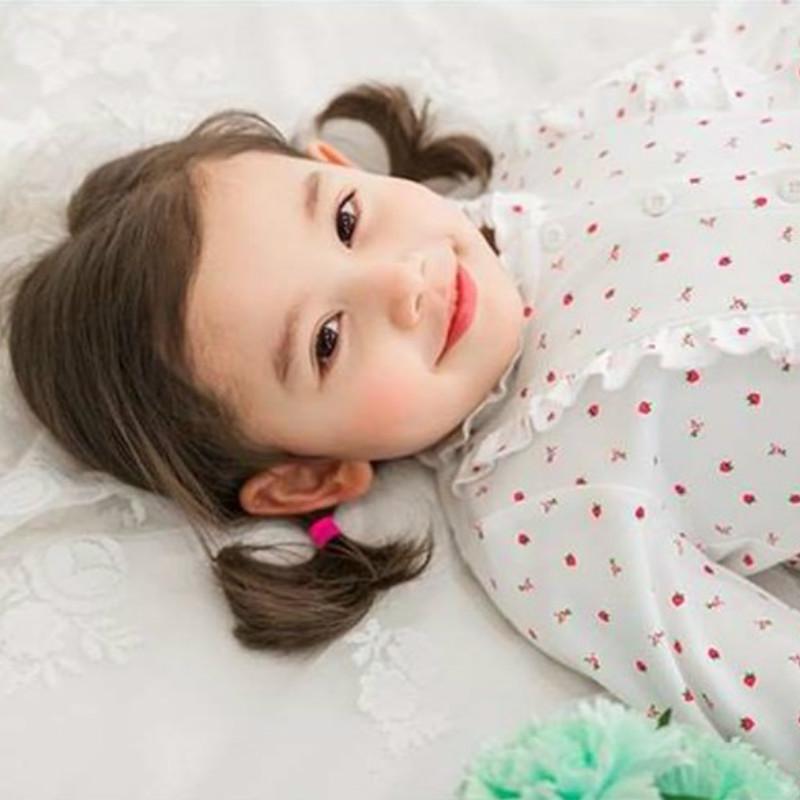 Set 100 dây buộc tóc co giãn nhiều màu sắc thời trang xinh xắn cho bé