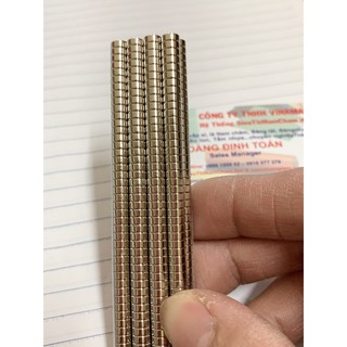 100 viên nam châm siêu mạnh 5 X 2 MM