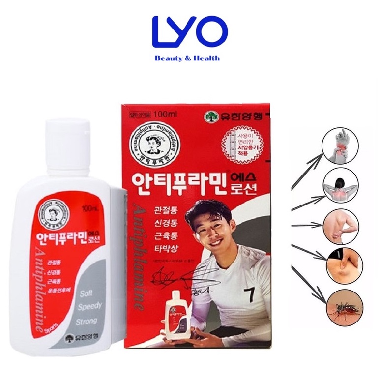 Dầu nóng Antiphlamine lotion Hàn Quốc 100ml chính hãng