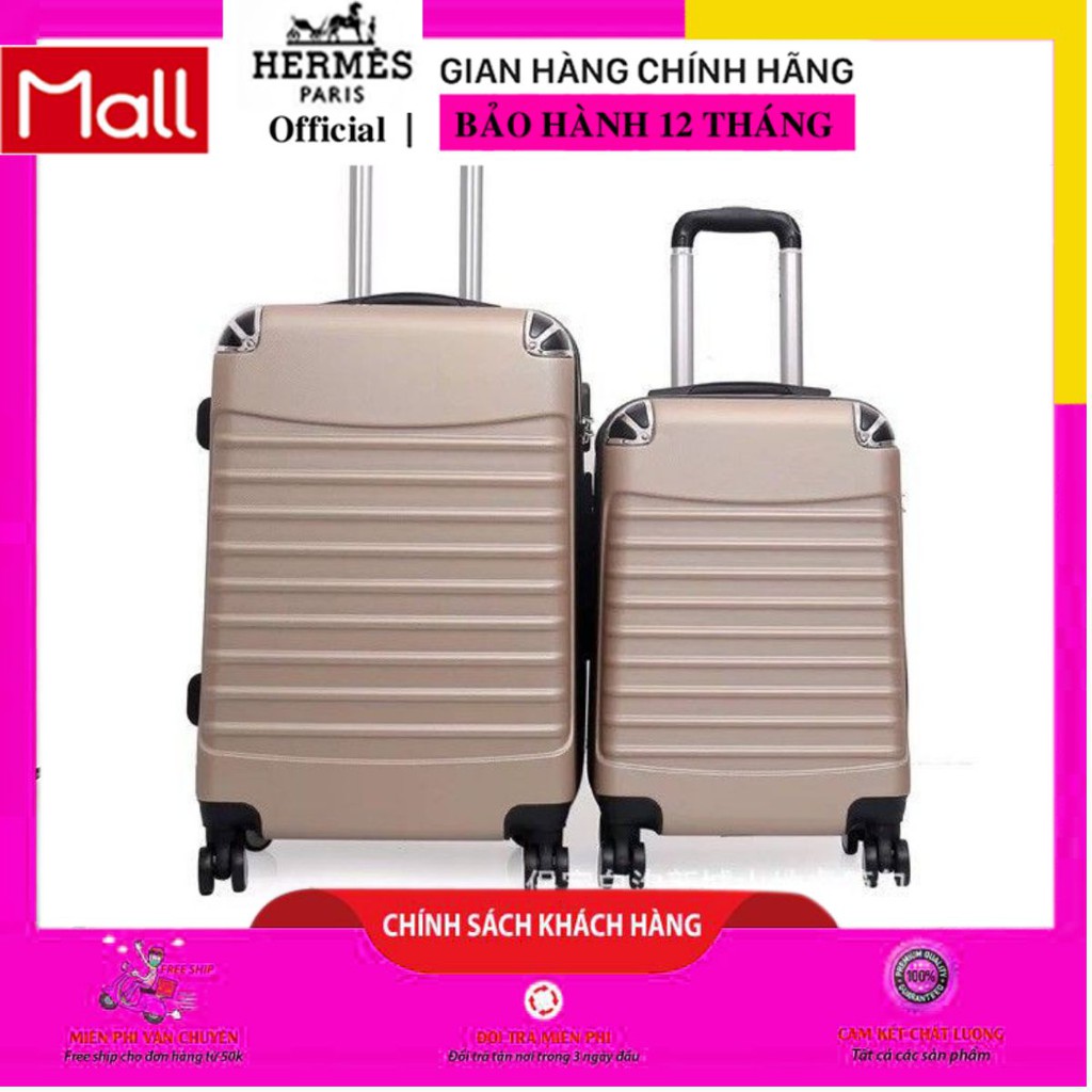 VALI Du Lịch ❤Chính Hãng Cao Cấp ❤ Vali kéo Thời trang Bọc góc chống va đập, chống trầy xước siêu Bền
