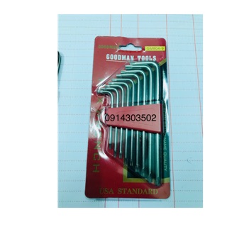 Bộ lục giác hoa thị 9 chi tiết goodman