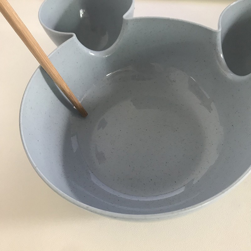 Bát Ăn Bằng Chất Liệu Lúa Mạch Hoạ Tiết Hoạt Hình Mickey Xinh Xắn Dành