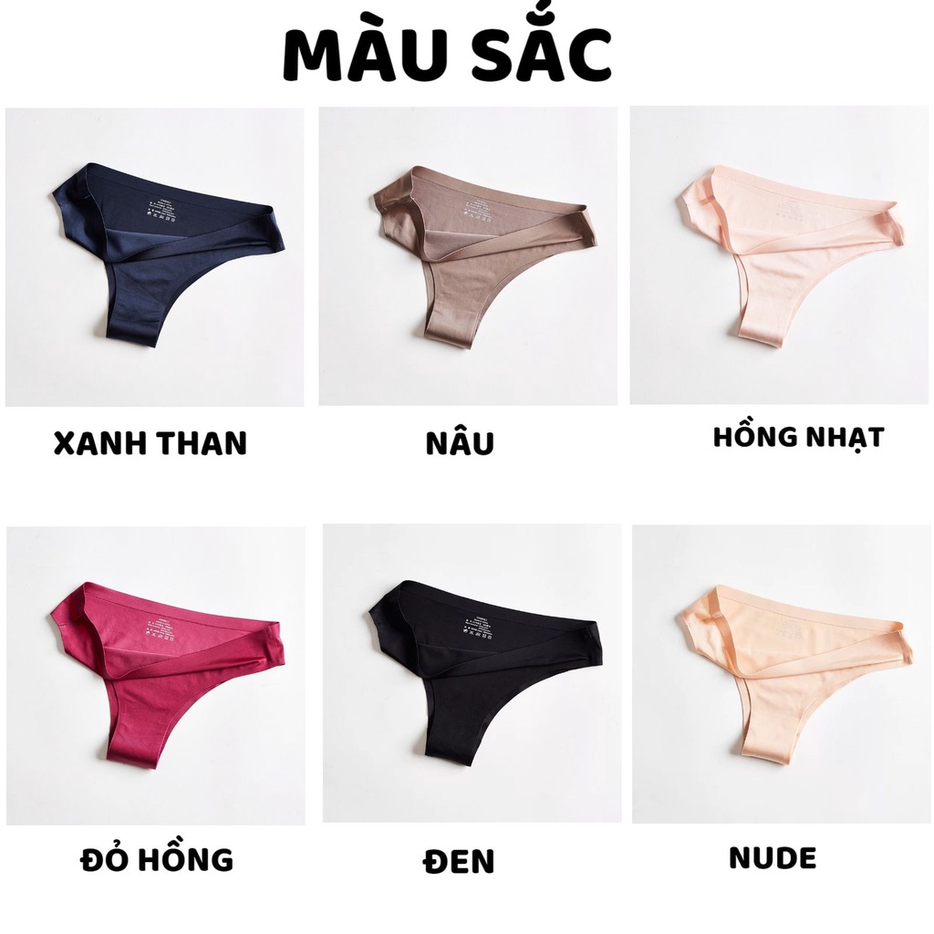 Quần Lót Nữ đúc su thun lạnh cao cấp mềm mại kháng khuẩn dan bikini MÃ 1502