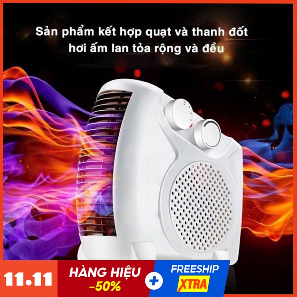 ( TẶNG MÓC DÁN TƯỜNG ) Quạt Sưởi Ấm Đa Năng Tiết Kiệm Điện Cho Cả Gia Đình - Máy Sưởi Ấm An Toàn Khi Sử Dụng Cao Cấp