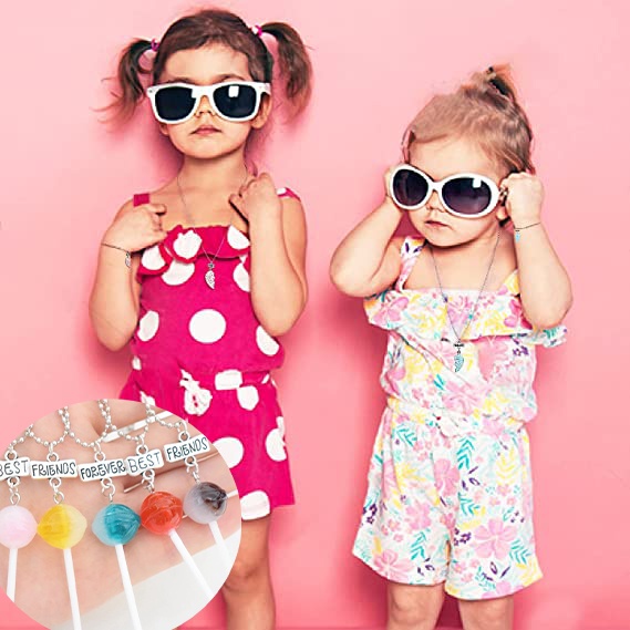 Vòng cổ Mặt Hình Kẹo Mút 5 Màu Sắc Dễ Thương