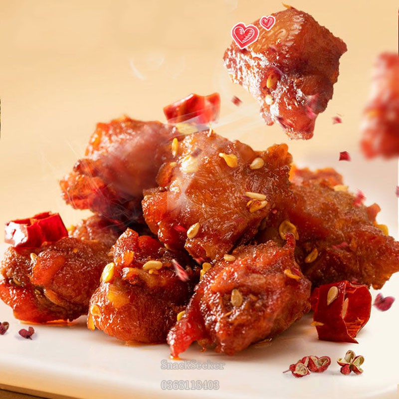 [FREESHIP EXTRA] Gà Sốt Cay thơm siêu ngon 2 vị - Đồ ăn vặt Trung Quốc - Snackseeker - Gà sốt cay 2 vị | BigBuy360 - bigbuy360.vn