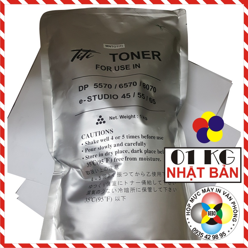 Mực máy Photocopy Toshiba E-Studio  455, 555, 655, 755, 855, 456, 506, 507, 656, 657, 756, 757, 856 , 857, Gói 01 KG