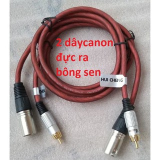 BỘ 2 DÂY CHUYỂN ĐỔI CANON ĐỰC SANG AV - 2canon ĐỰC