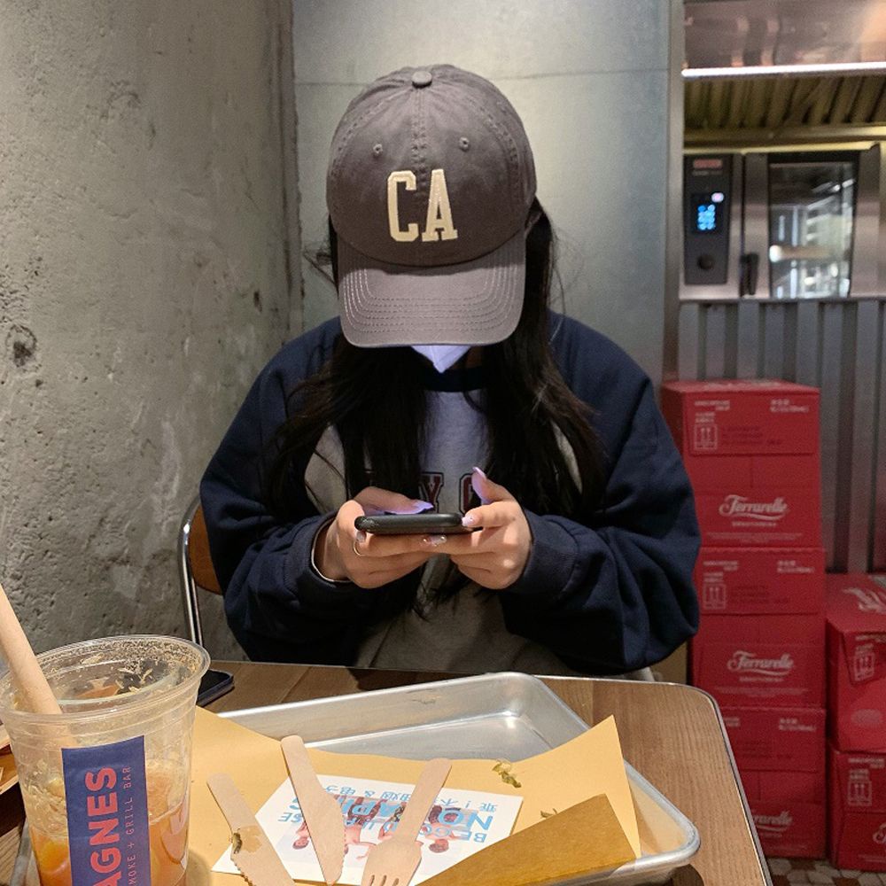 Mũ lưỡi trai thêu chữ AROMA phong cách cổ điển dành cho nam nữ