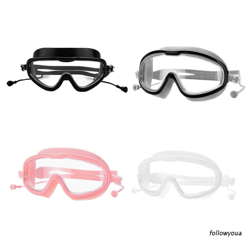 Kính Bơi Gọng Lớn Chống Tia UV Không Thấm Nước Dành Cho Nam Và Nữ