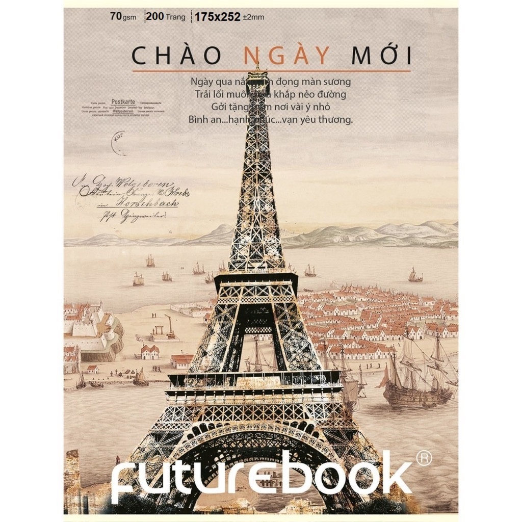 Vở kẻ ngang có lề khổ B5 Futurebook I Vở Chào ngày mới SV221 / SV222 / SV223