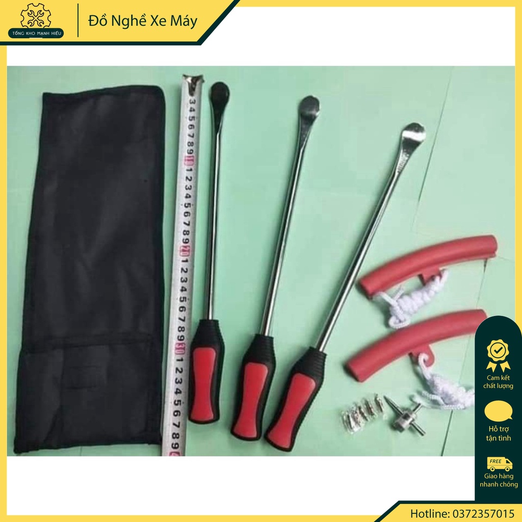 🌟 Bộ 3 móc lốp không săm xe máy,  tô - xe điện