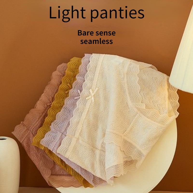 Quần lót vải cotton không đường may kháng khuẩn thoải mái dành cho nữ