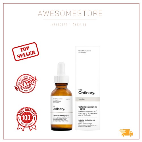 Tinh Chất Giảm Quầng Thâm Và Bọng Mắt The Ordinary Caffeine Solution 5% + EGCG 30ml