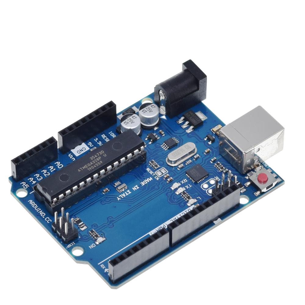 Bộ Bo Mạch Uno R3 Atmega16U2 + Mega328P Cho Arduino Uno R3