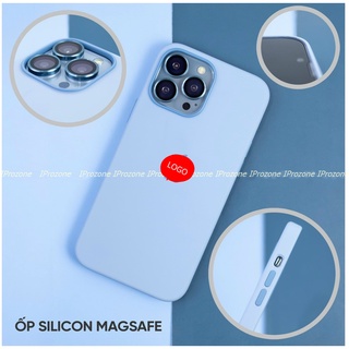 Silicone case hỗ trợ sạc không dây cho Smart Phone 13 Promax , 13 Pro ,12 Promax  lắp hiện vòng animation theo màu ốp