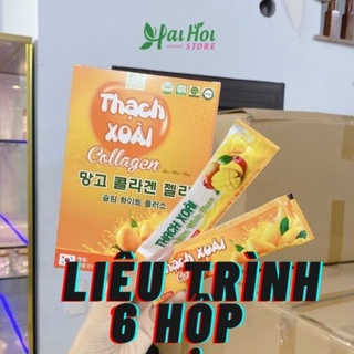 Combo 4 Hộp Thạch Xoài Collagen hàng chuẩn (hộp 10 gói)